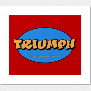 Triumph Motorcycle Posters and Art